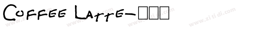 Coffee Latte字体转换